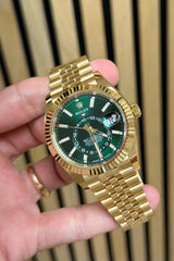 ROLE_X SKY DWELLER || GOLD GREEN