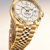ROLE_X SKY DWELLER || GOLD WHITE
