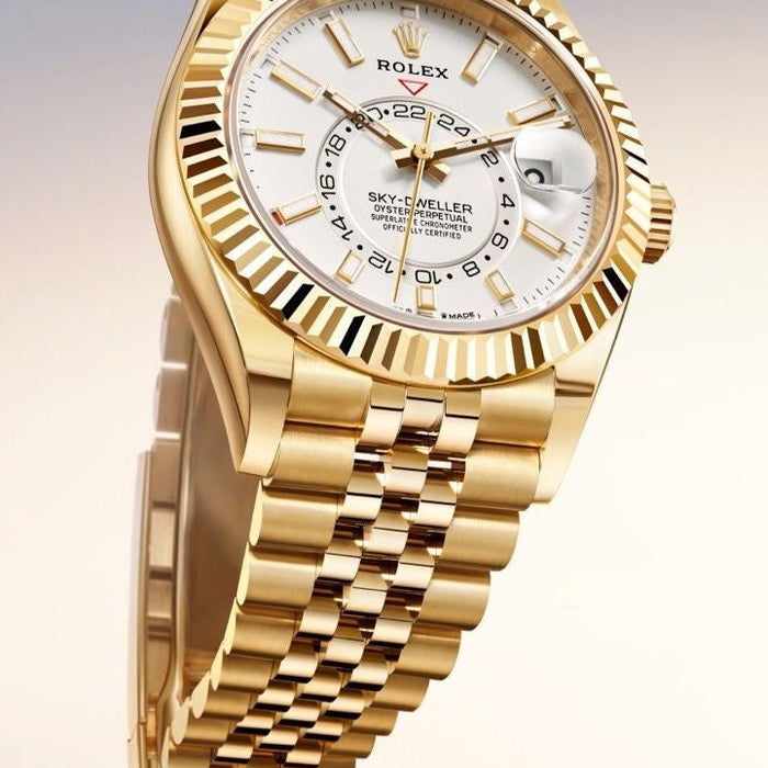 ROLE_X SKY DWELLER || GOLD WHITE