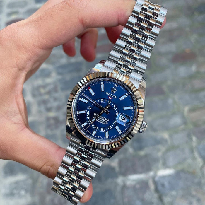 ROLE_X SKY DWELLER || SILVER BLUE