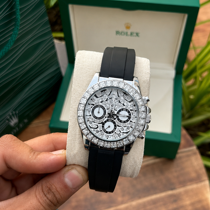 ROLEX EYE OF TIGER || SILVER BLACK