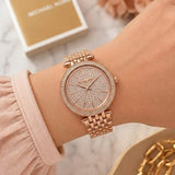 Michael kors darci crystal Copper