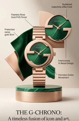 Gucci women || Rose gold Green