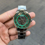 Fossil Townsman Chain silver Green