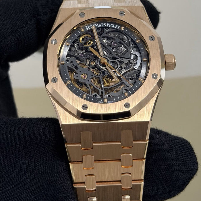 Audemars piguet Royal oak Skeleton dial || Copper Gold premium quality