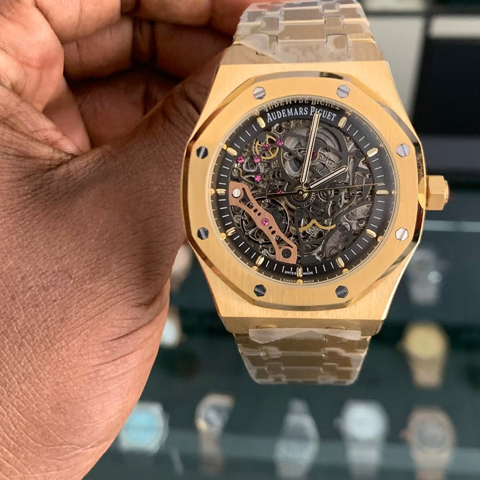 Audemars piguet Royal oak Skeleton dial || Copper Gold premium quality