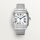 Cartier santos Automatic Silver white