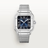 Cartier Santos Silver Blue