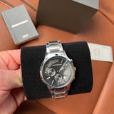 Emporio Armani Classic || Silver black