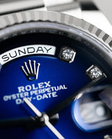 Ro_l*x White Gold Day_date with Stunning Blue Om_bre Diamond Dial Premium Quality Luxury Watch for Men luxurytimepiece.shop