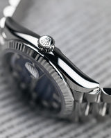 Ro_l*x White Gold Day_date with Stunning Blue Om_bre Diamond Dial Premium Quality Luxury Watch for Men luxurytimepiece.shop