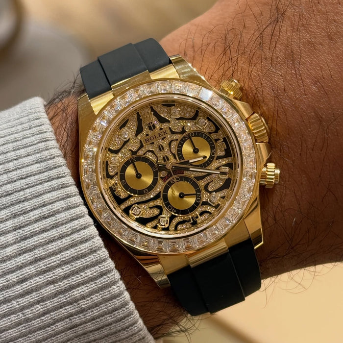 Ro*ex Eye Of The Tiger Silicon Belt Edition Premium Quality Luxury Watch premiumwearing.store