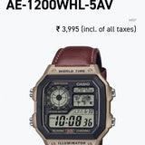 Casio AE 1200 Illuminator Brown J1234