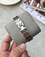 Michaee_l Kors Darci Toton Rose Gold Black