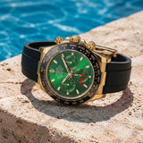 Rolee_x Oyster Perpetual Daytona Gold Green