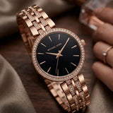 Michaee_l Kors Darci Rose Gold Black