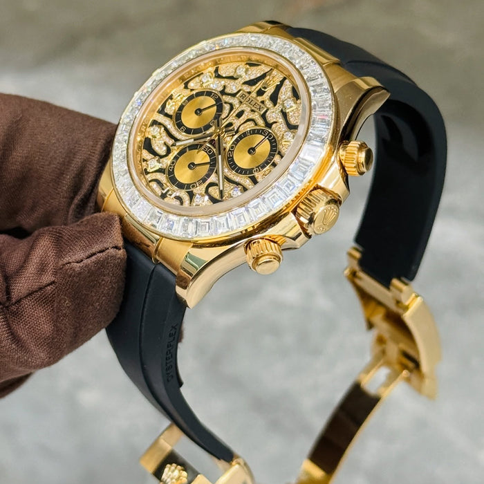 Ro*ex Eye Of The Tiger Silicon Belt Edition Premium Quality Luxury Watch premiumwearing.store