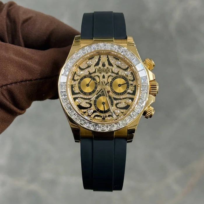 Ro*ex Eye Of The Tiger Silicon Belt Edition Premium Quality Luxury Watch premiumwearing.store
