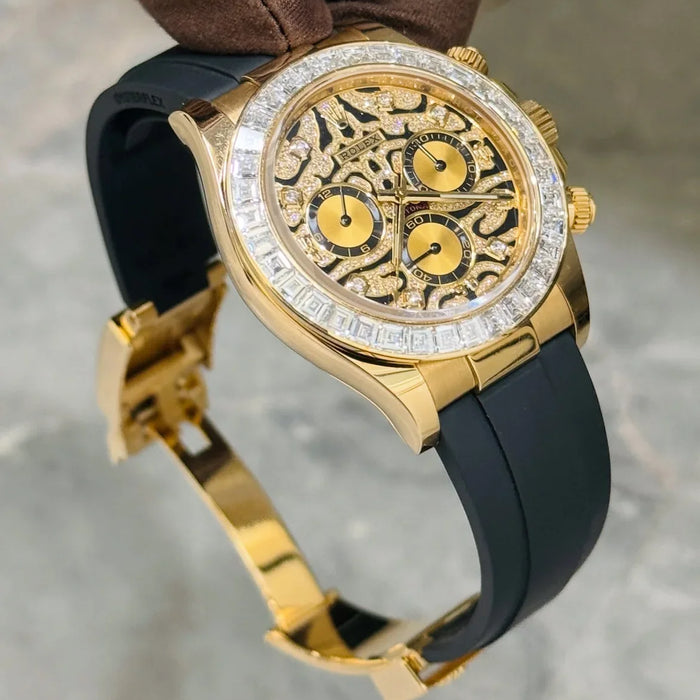 Ro*ex Eye Of The Tiger Silicon Belt Edition Premium Quality Luxury Watch premiumwearing.store